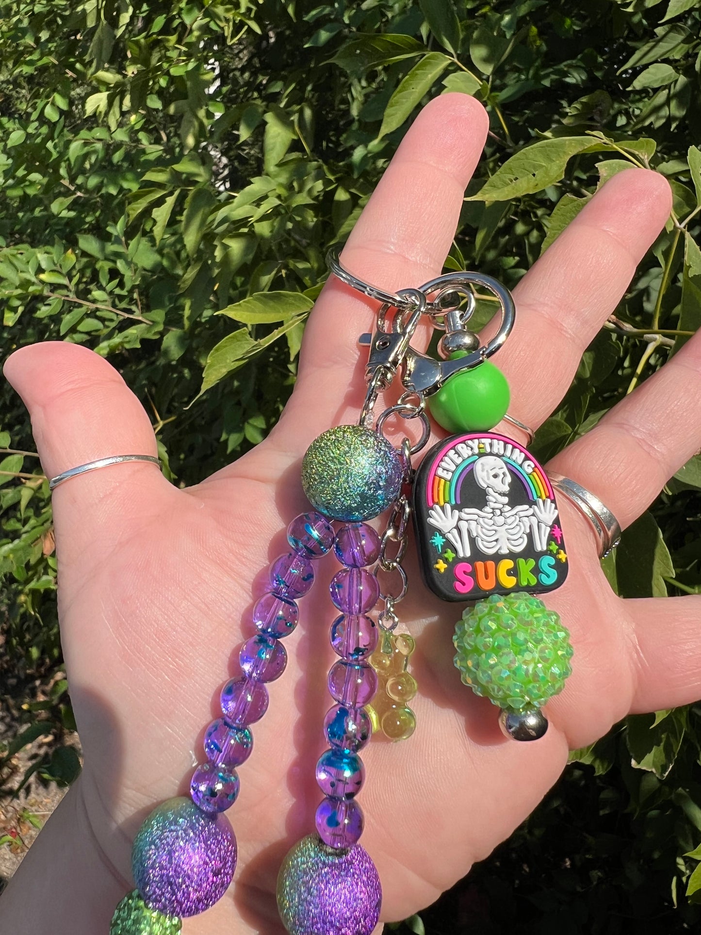 Purple and Green Everything Sucks