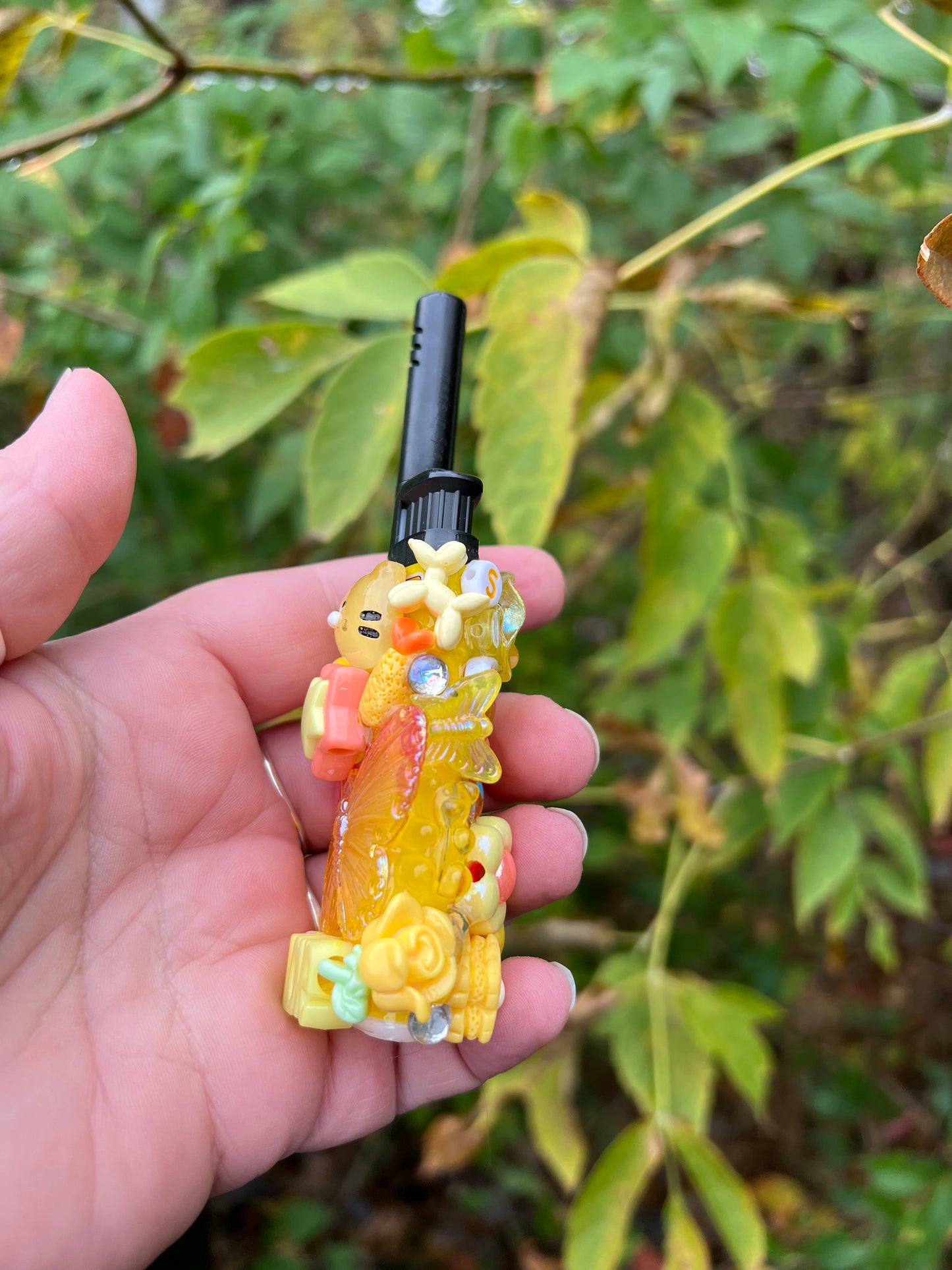Yellow Long Tipped Charmed Lighter