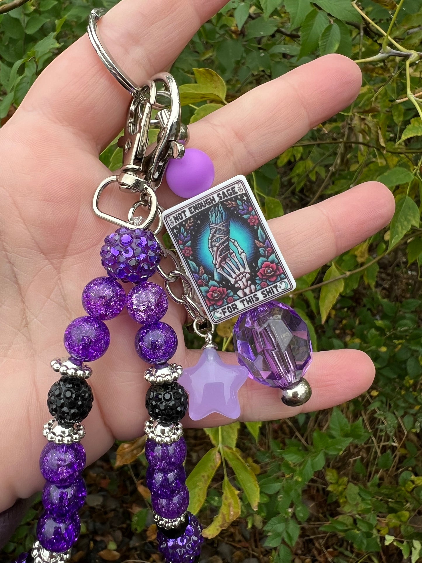 Not Enough Sage Keychain/ Bag Charm