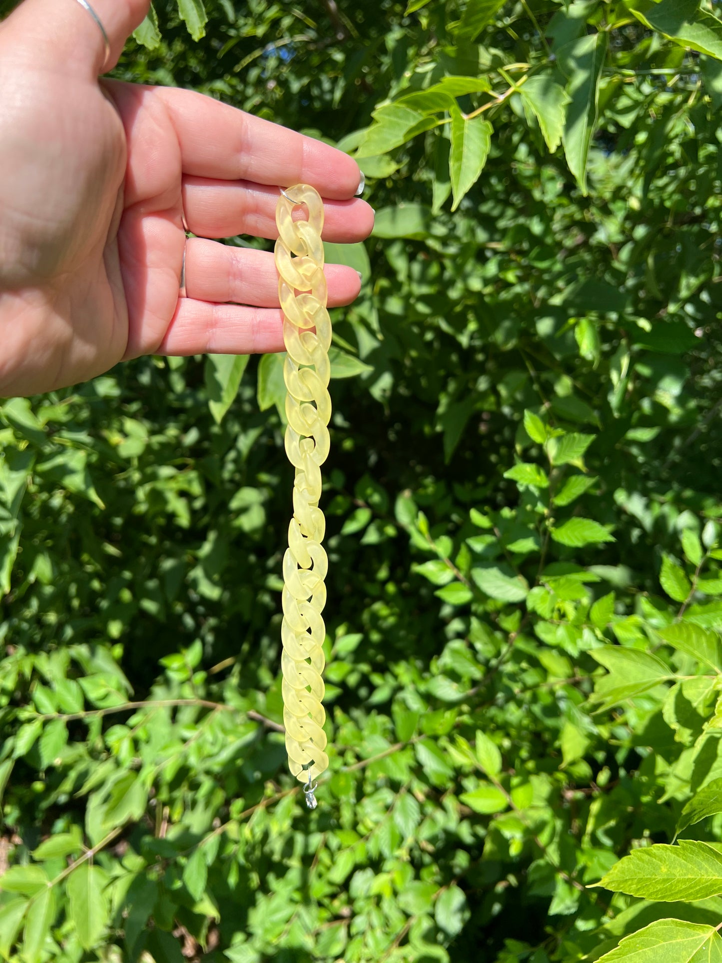 Yellow hat chain