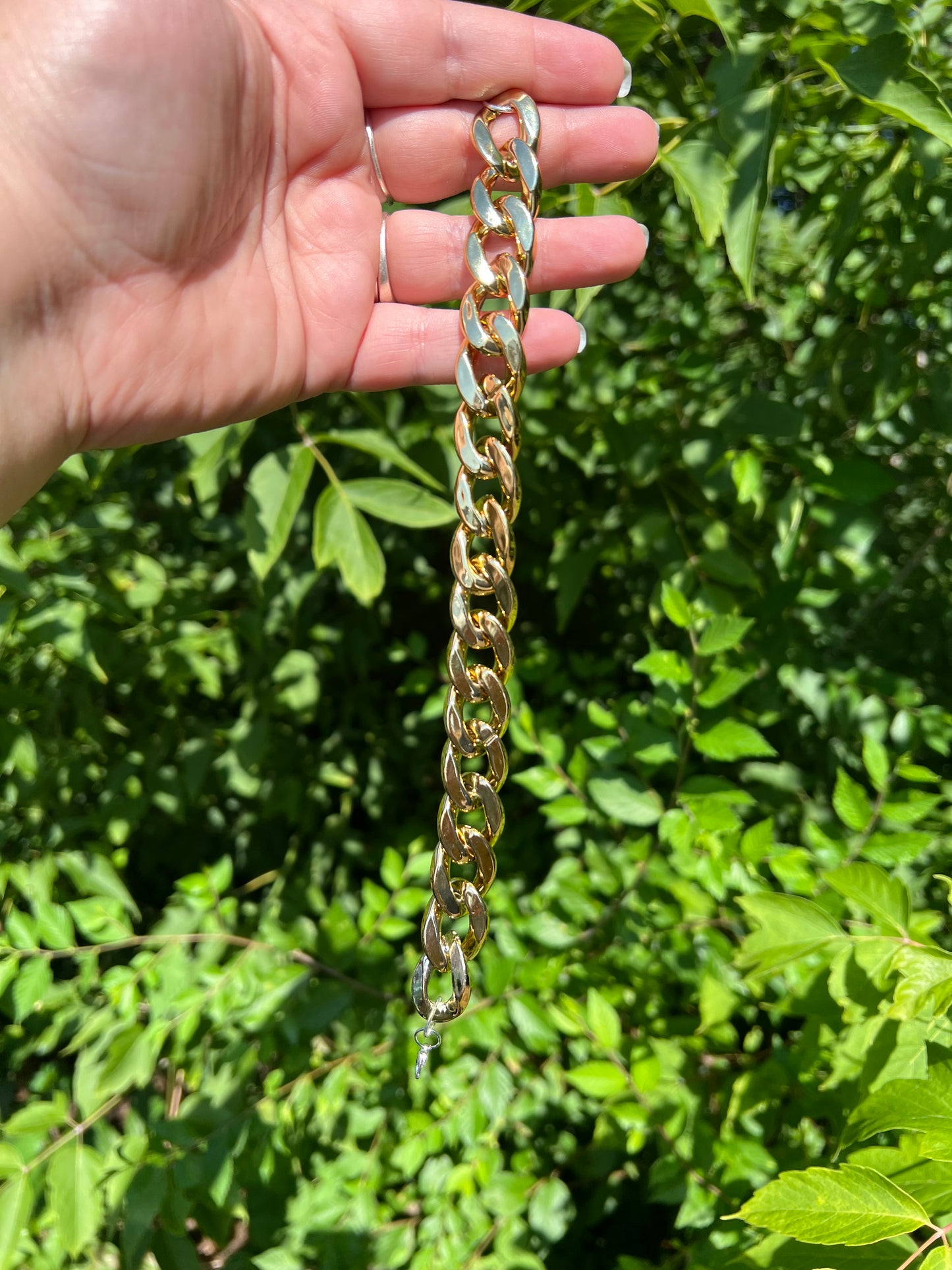 Gold hat chain