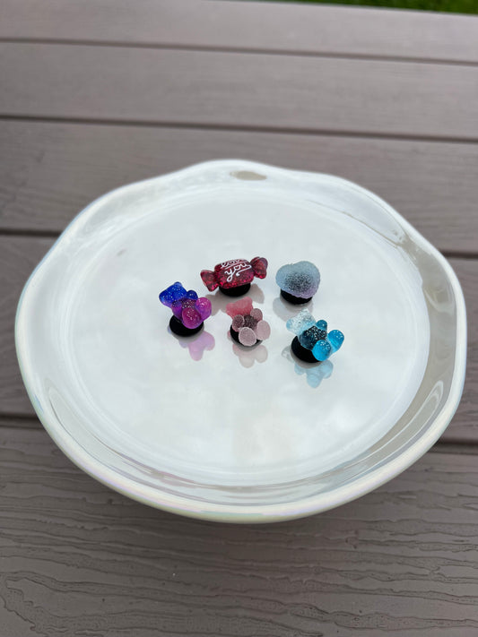 Sweet and sour set of croc bling 7