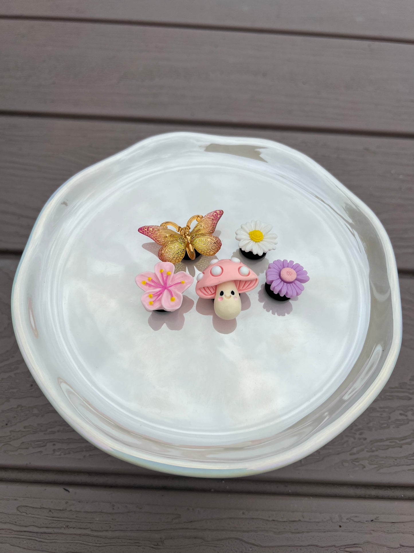 Summer Garden set of croc bling 14