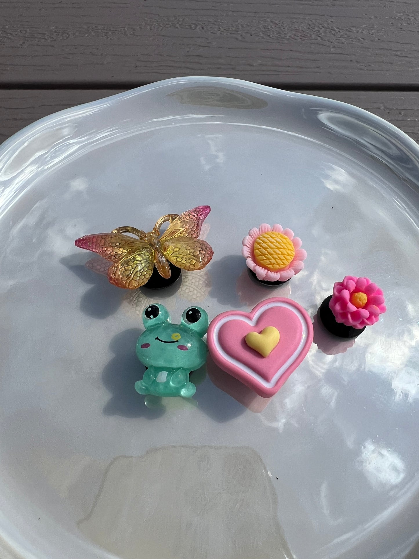 Summer garden set of croc bling 9