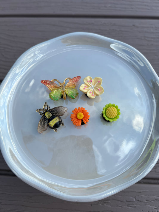 Summer Garden set of croc bling 7