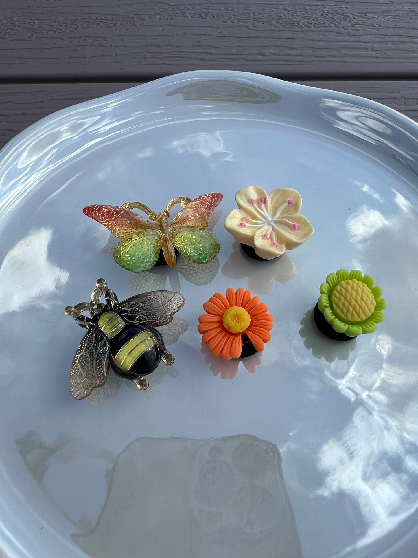 Summer Garden set of croc bling 7