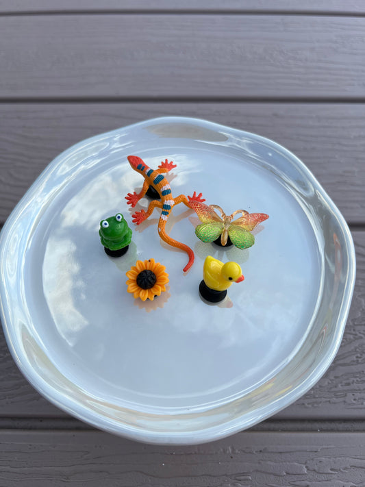 Summer garden set of croc bling 5