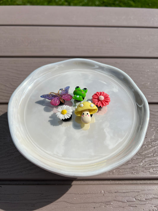 Summer Garden set of croc bling 1