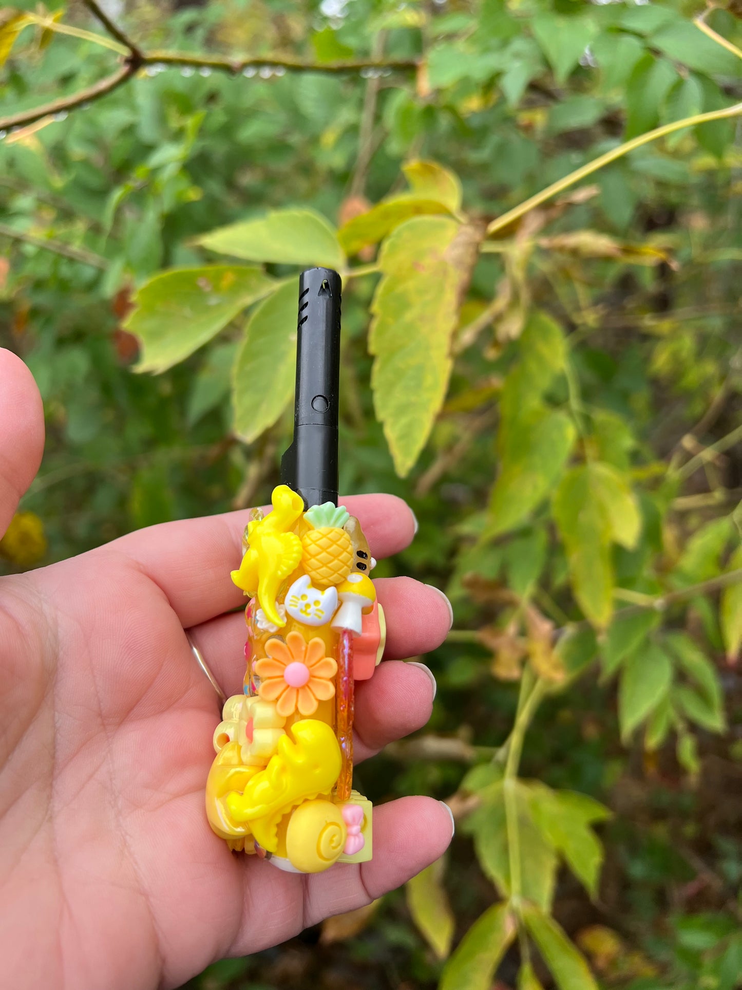 Yellow Long Tipped Charmed Lighter