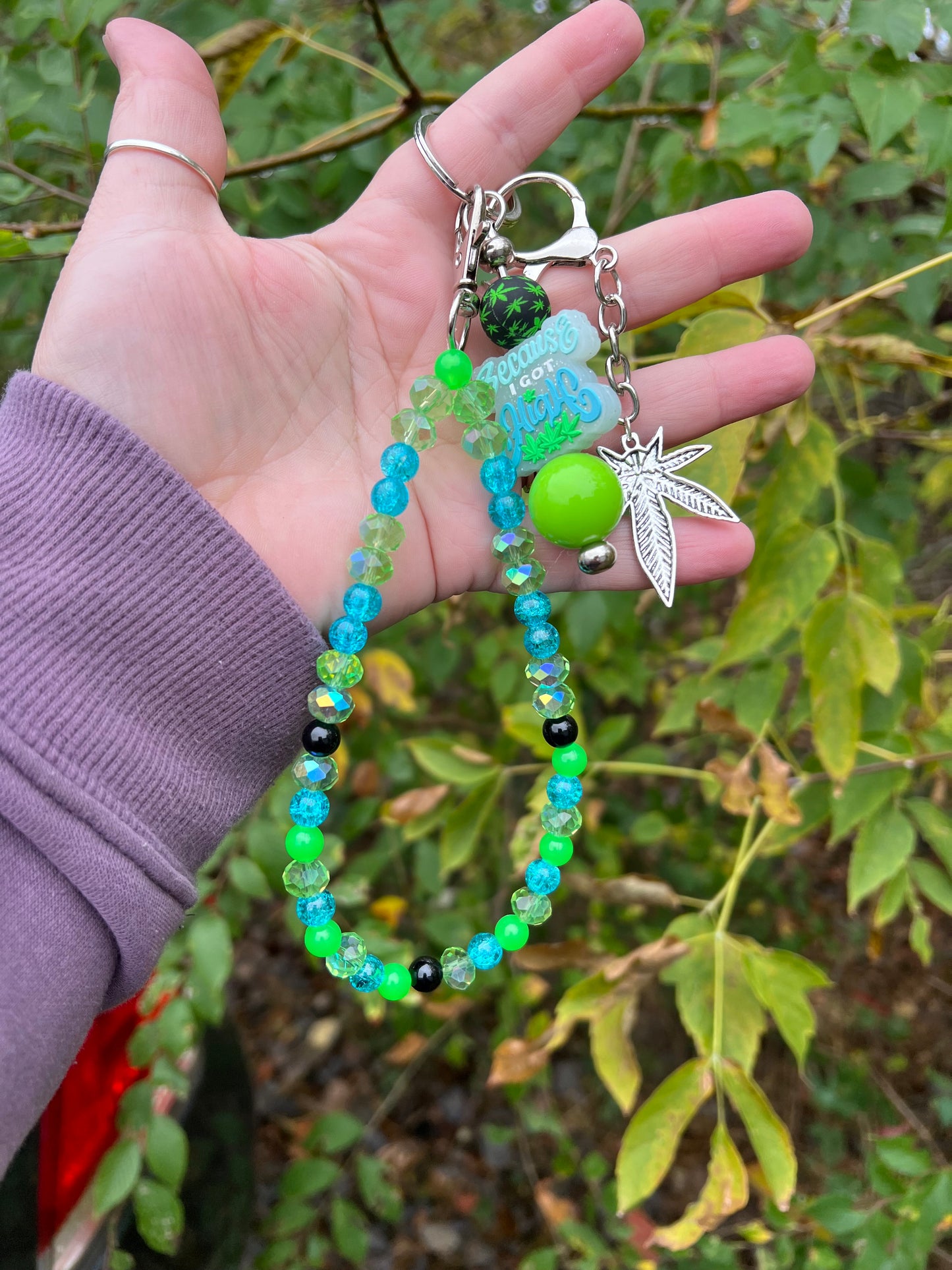 Because I Got High Keychain/Bag Charm