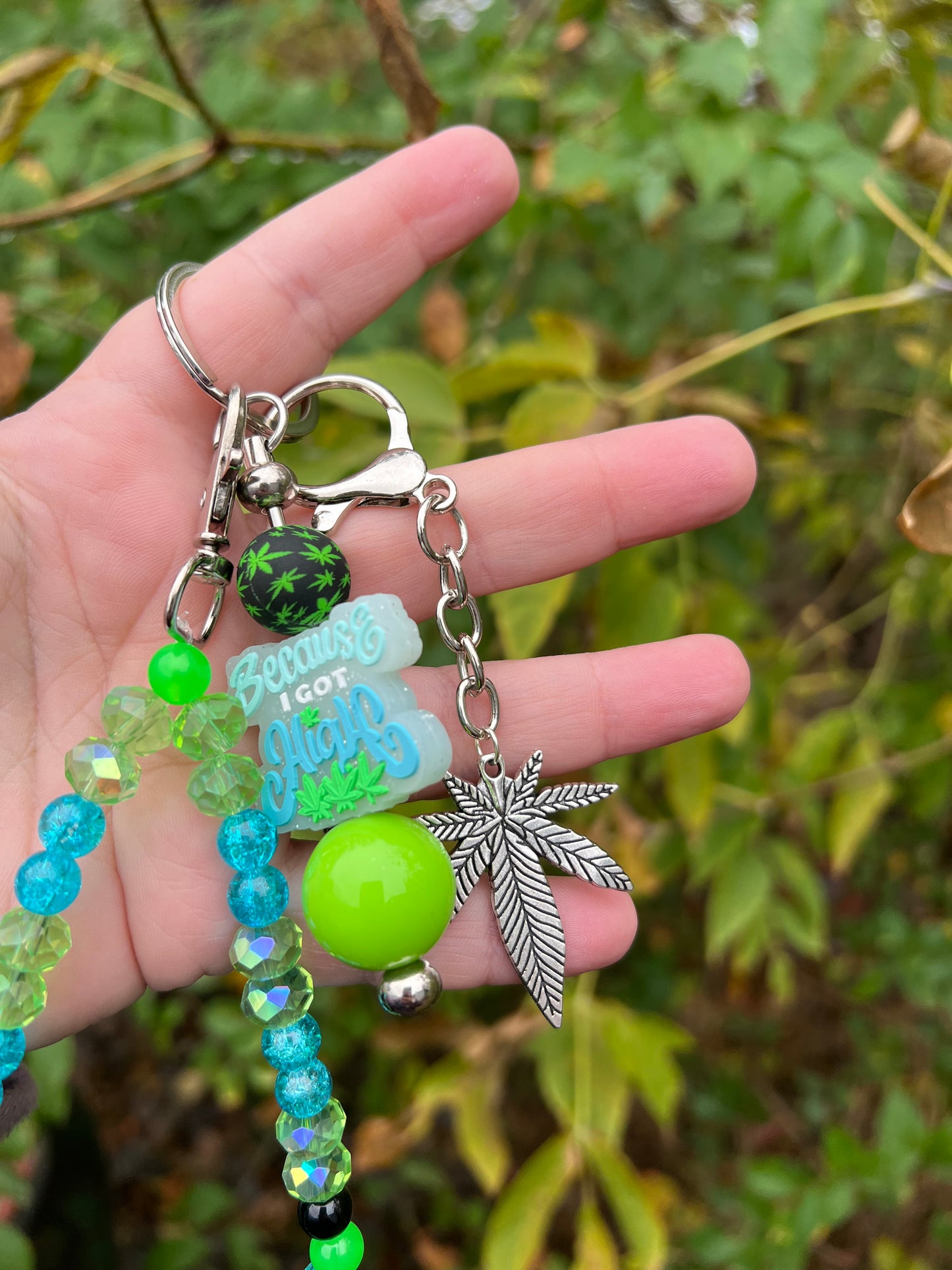 Because I Got High Keychain/Bag Charm