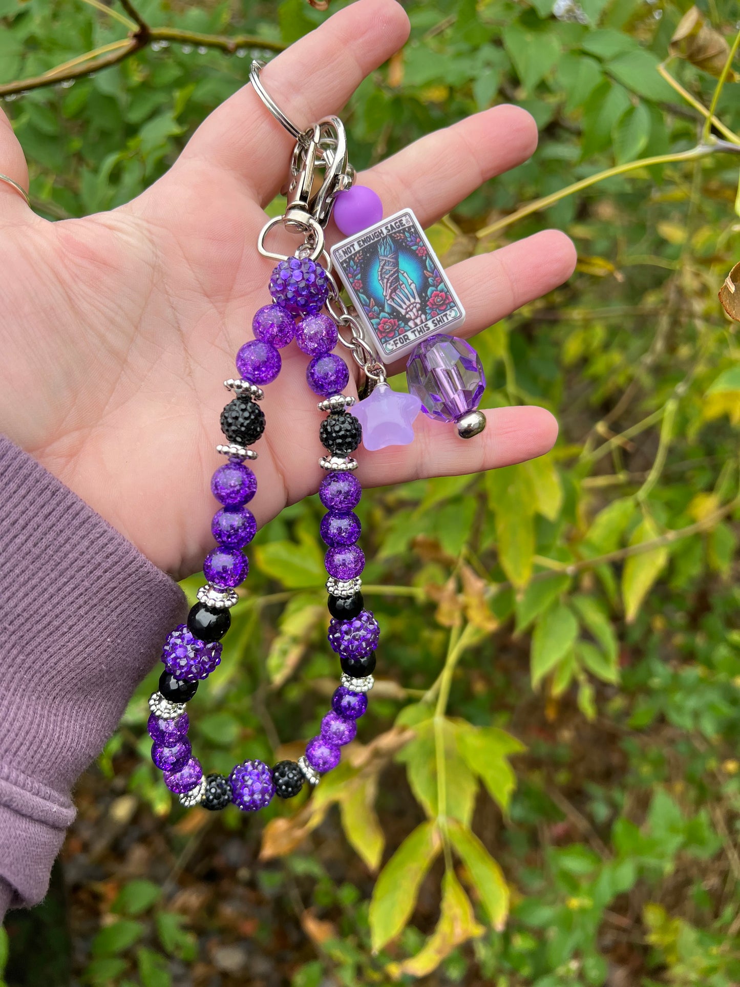 Not Enough Sage Keychain/ Bag Charm