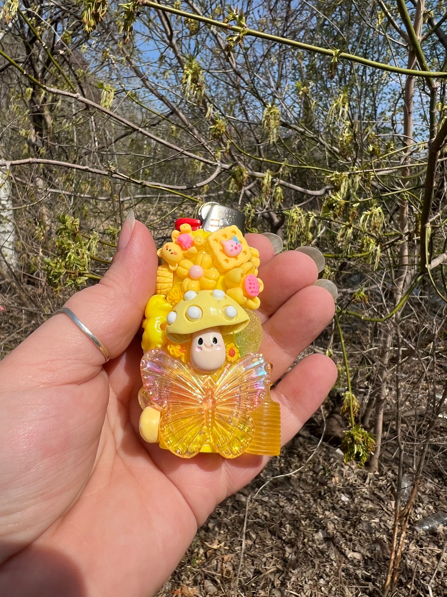 Yellow Charmed Lighter