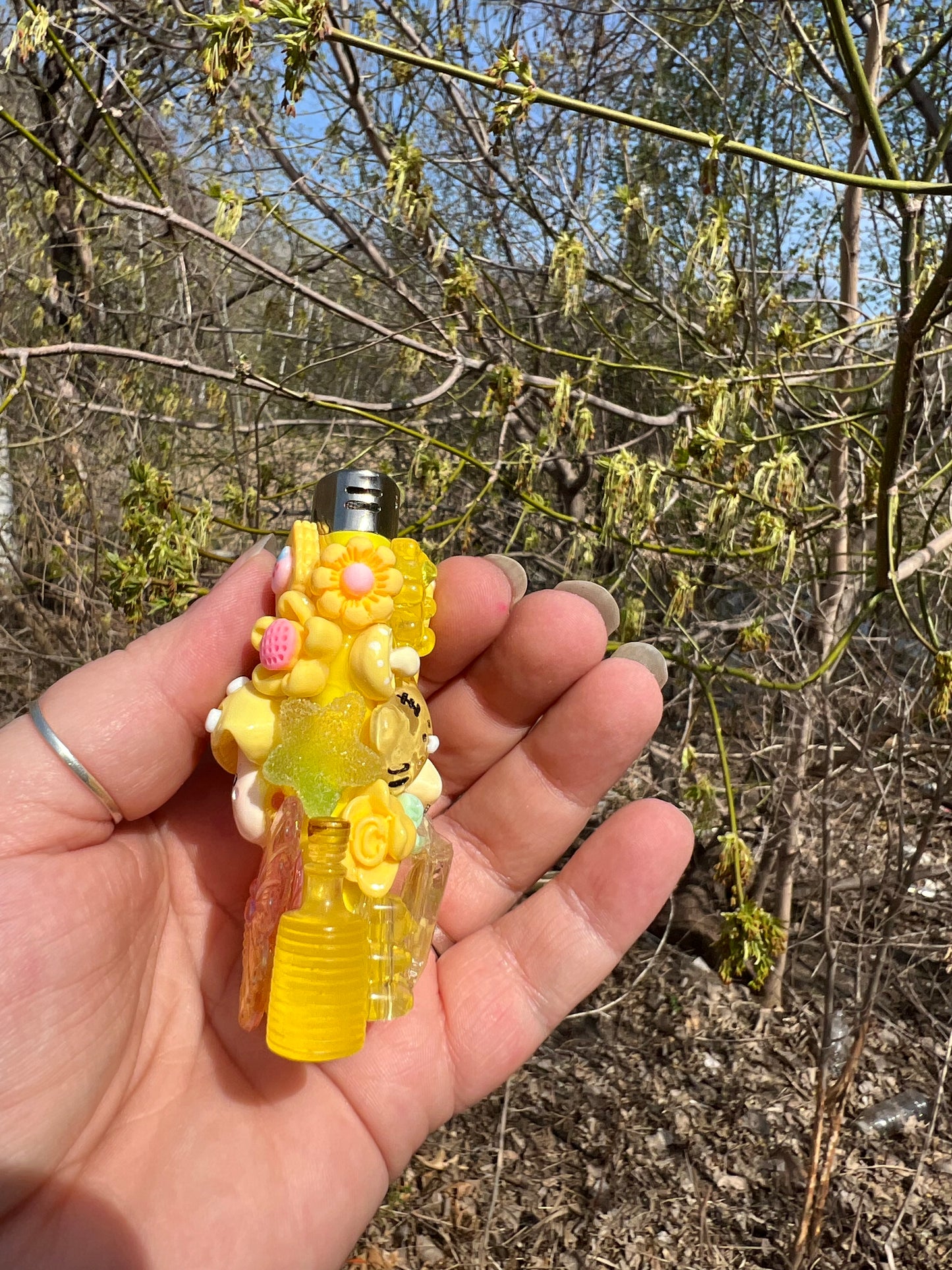 Yellow Charmed Lighter