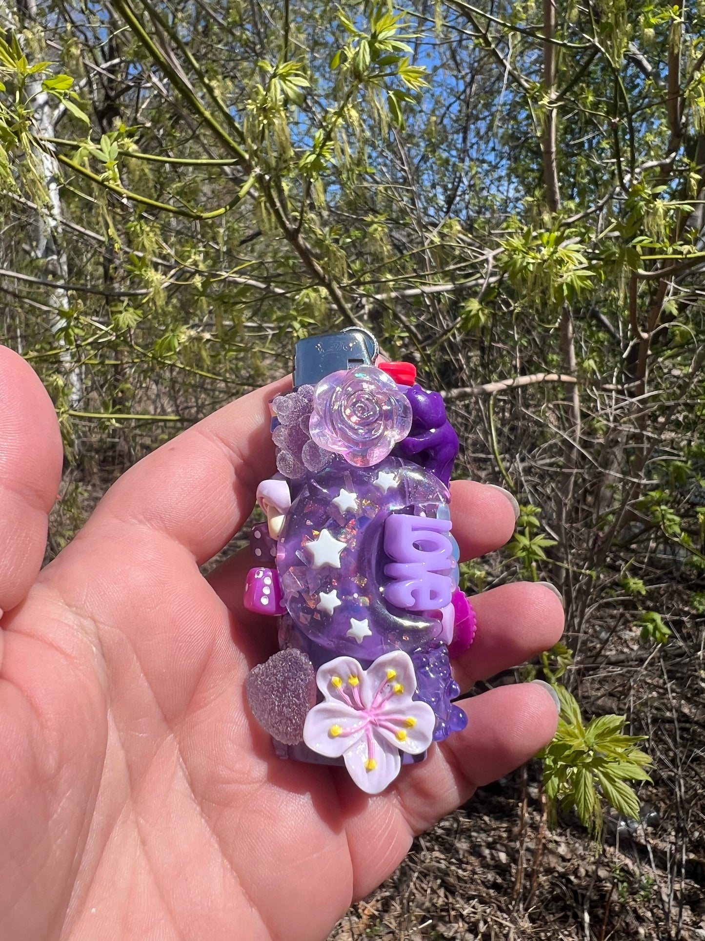 Purple Charmed Lighter
