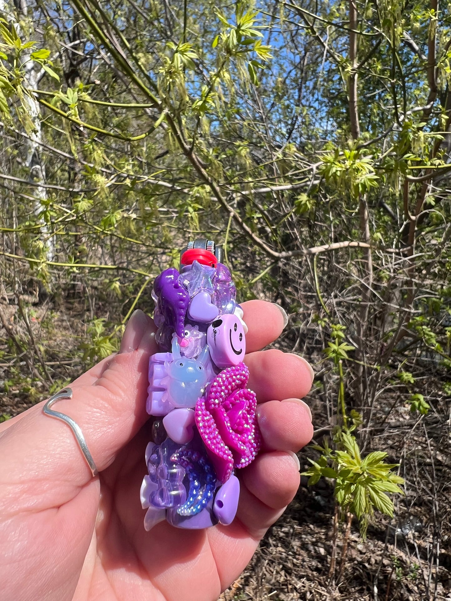 Purple Charmed Lighter