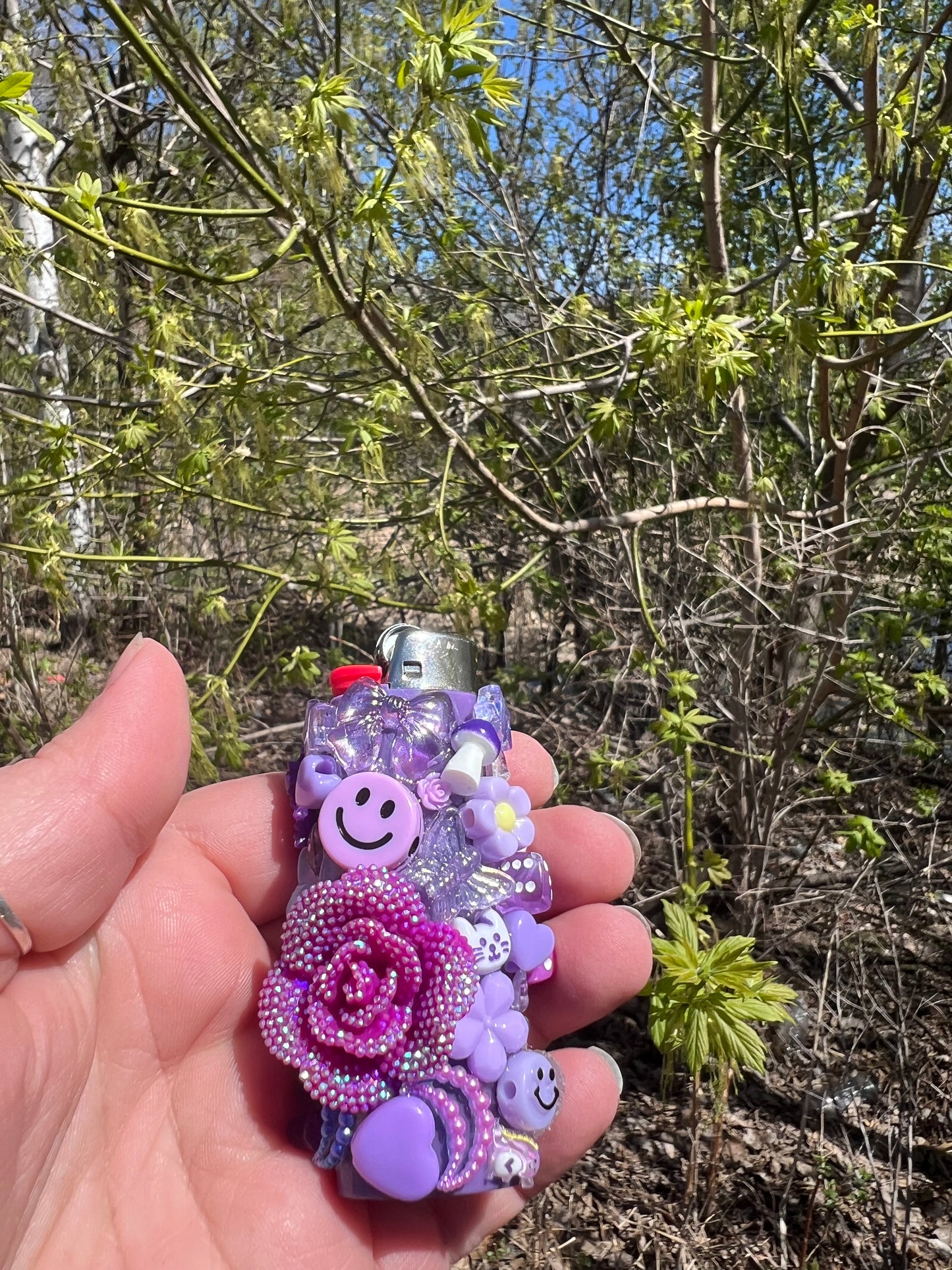 Purple Charmed Lighter