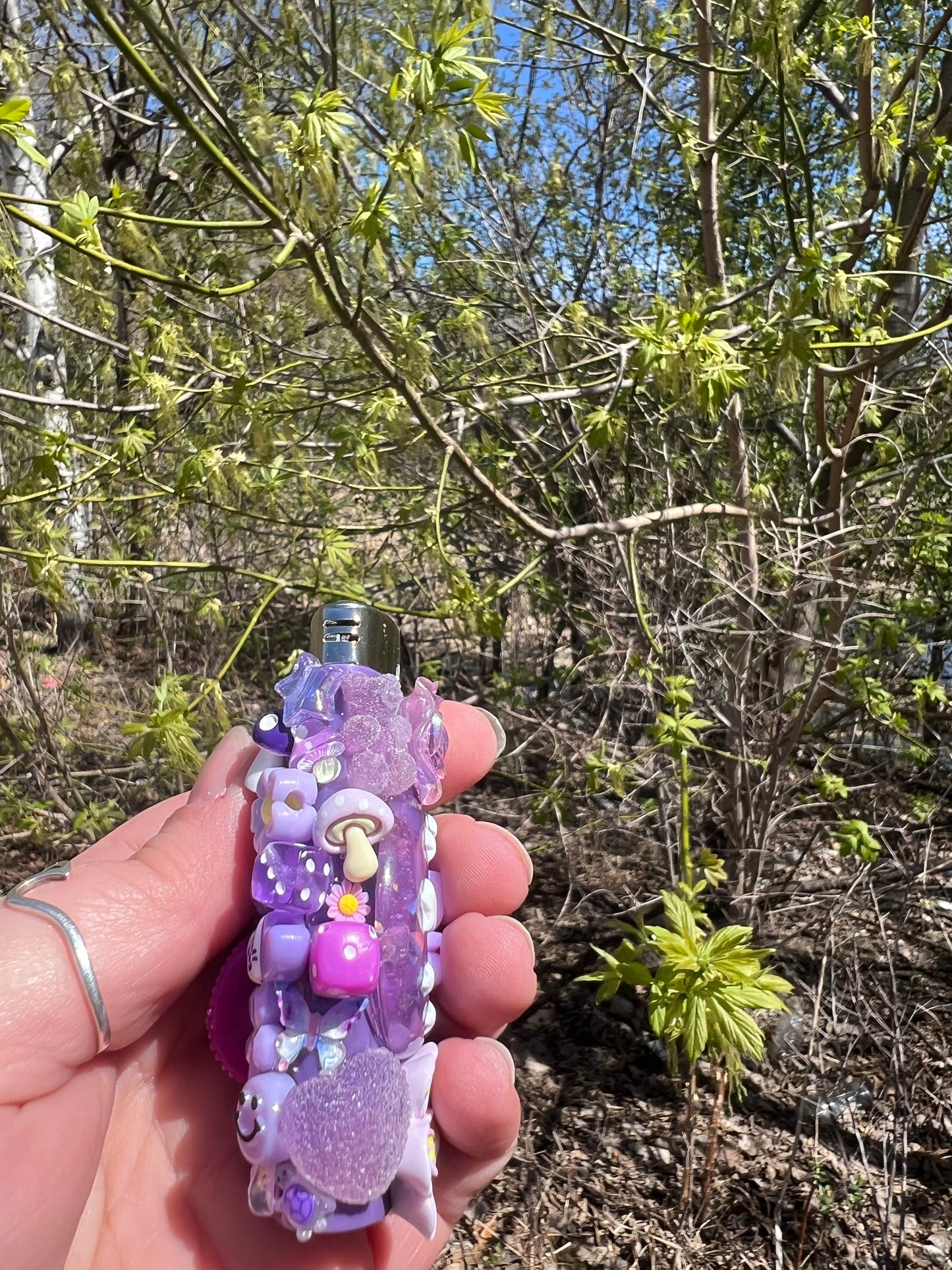 Purple Charmed Lighter
