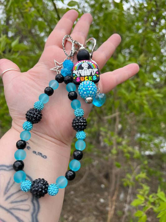 Everything Sucks Keychain / Bagcharm