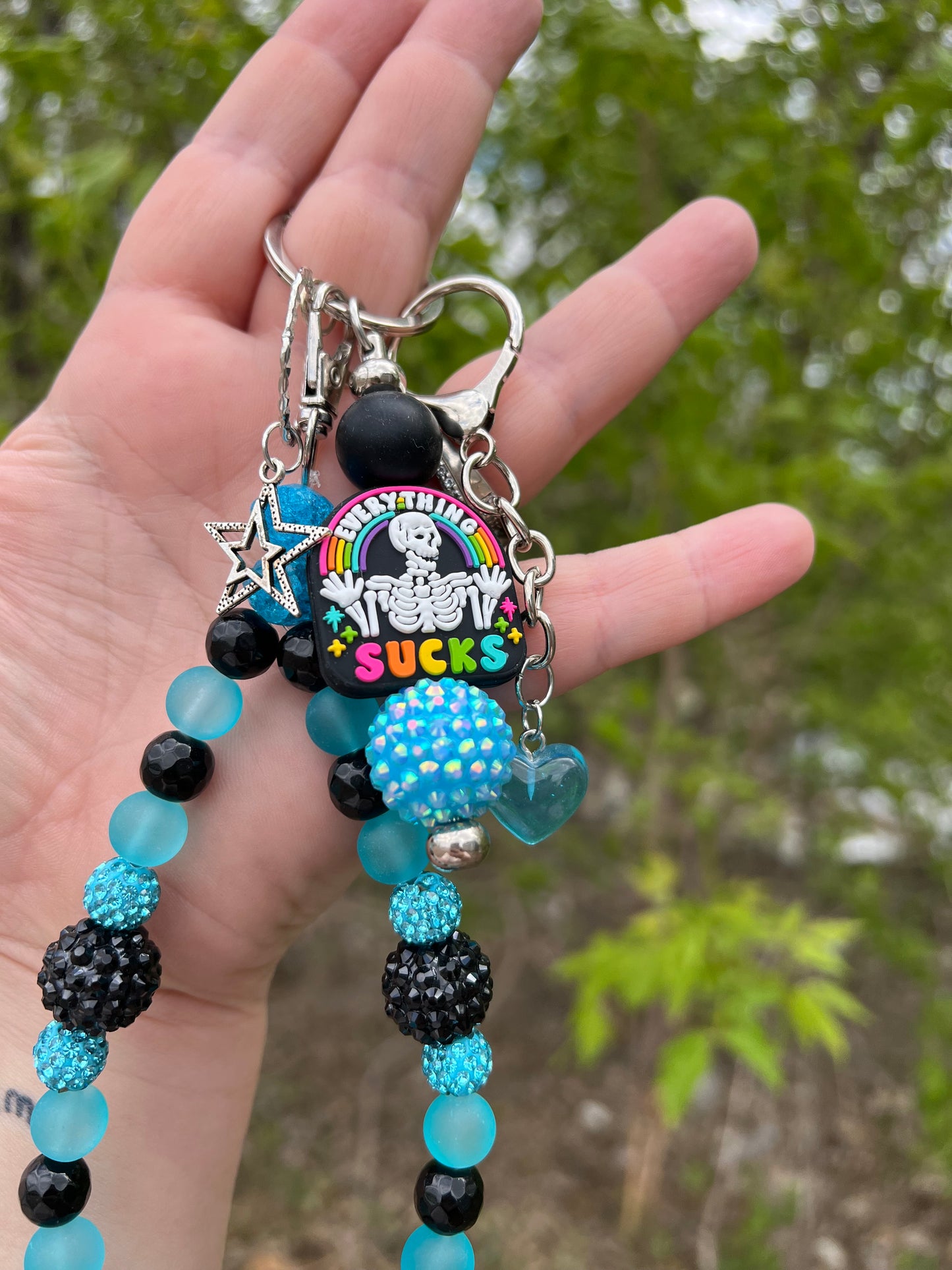 Everything Sucks Keychain / Bagcharm