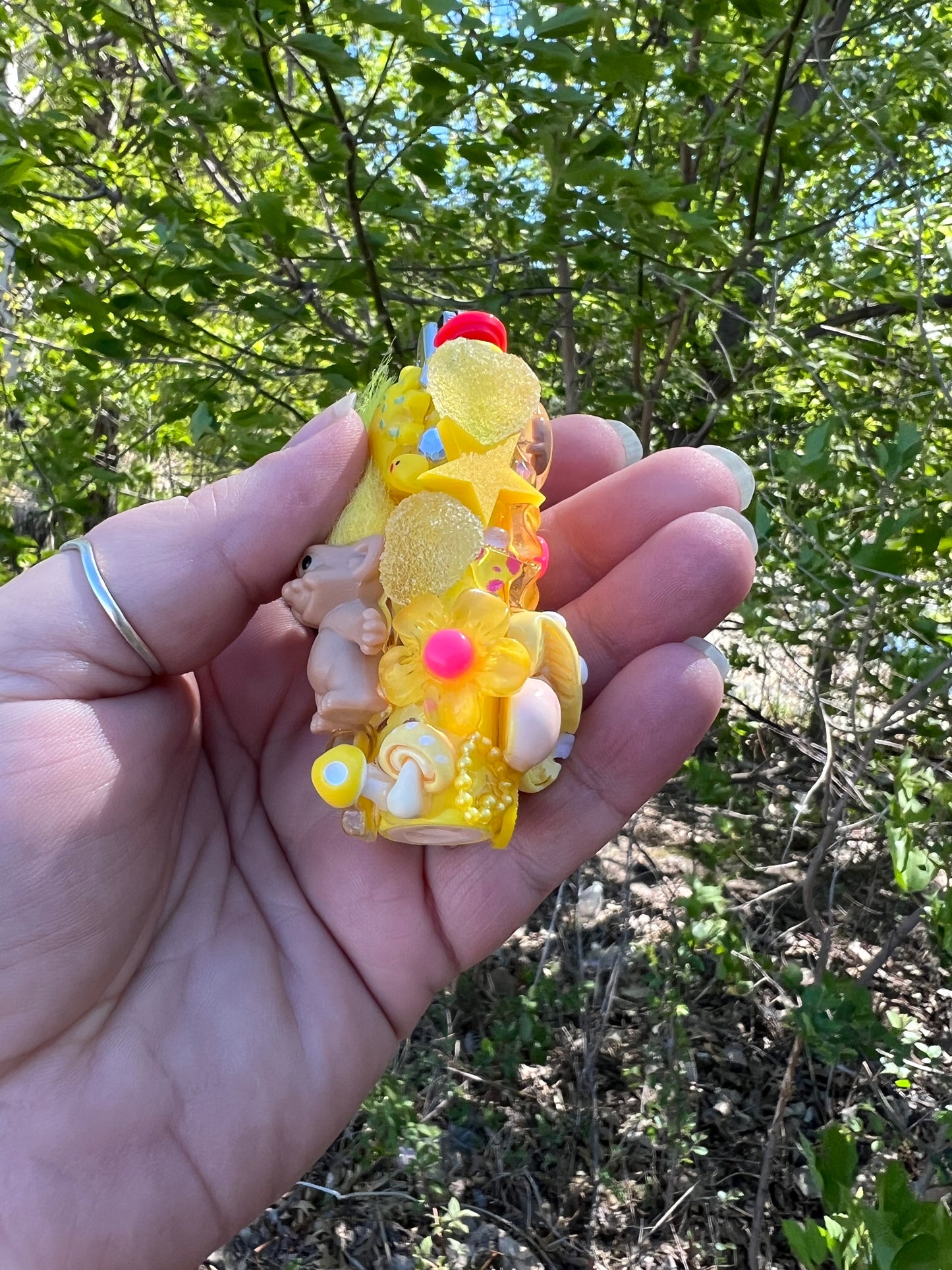 Yellow Charmed Lighter
