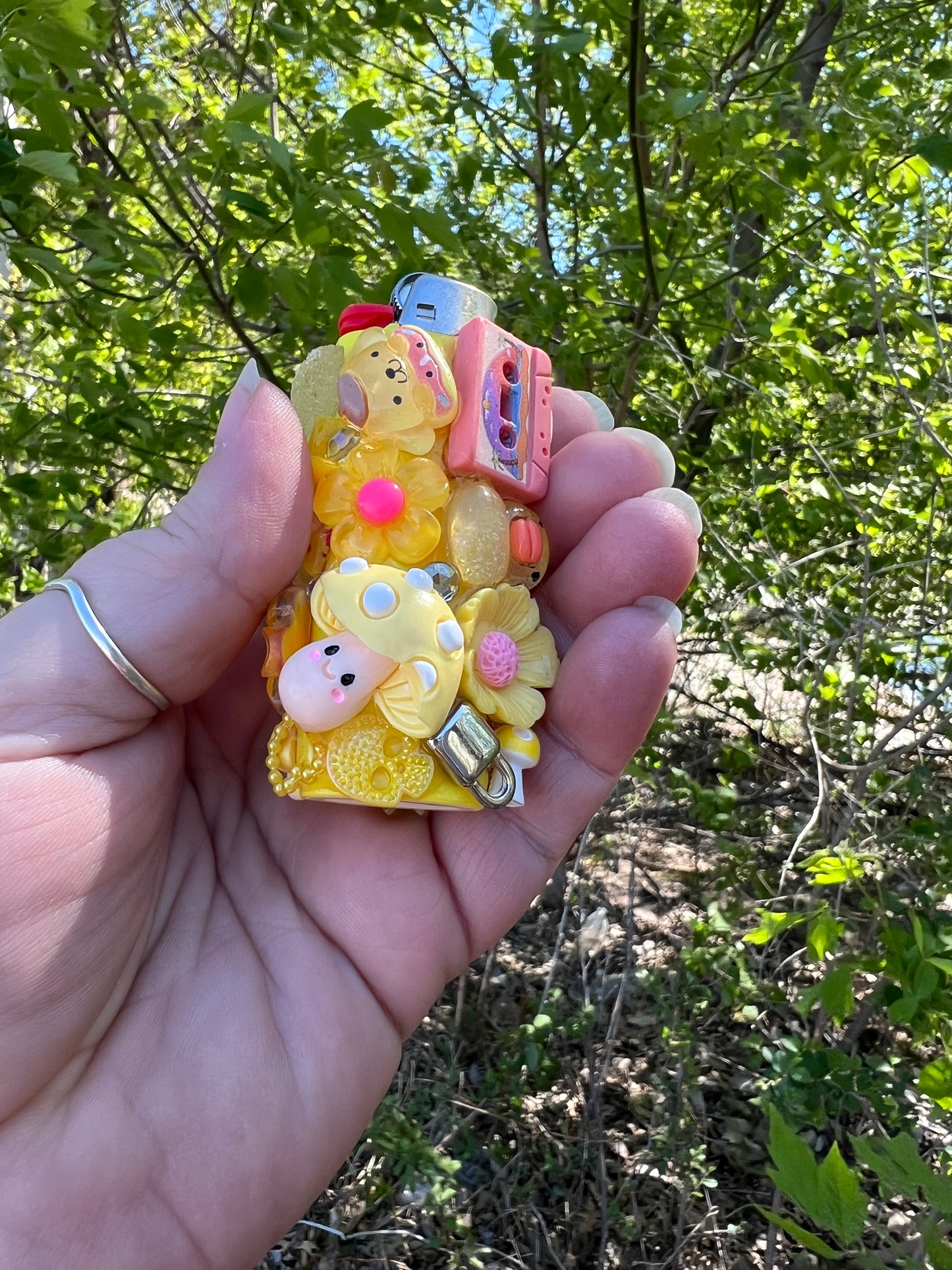 Yellow Charmed Lighter