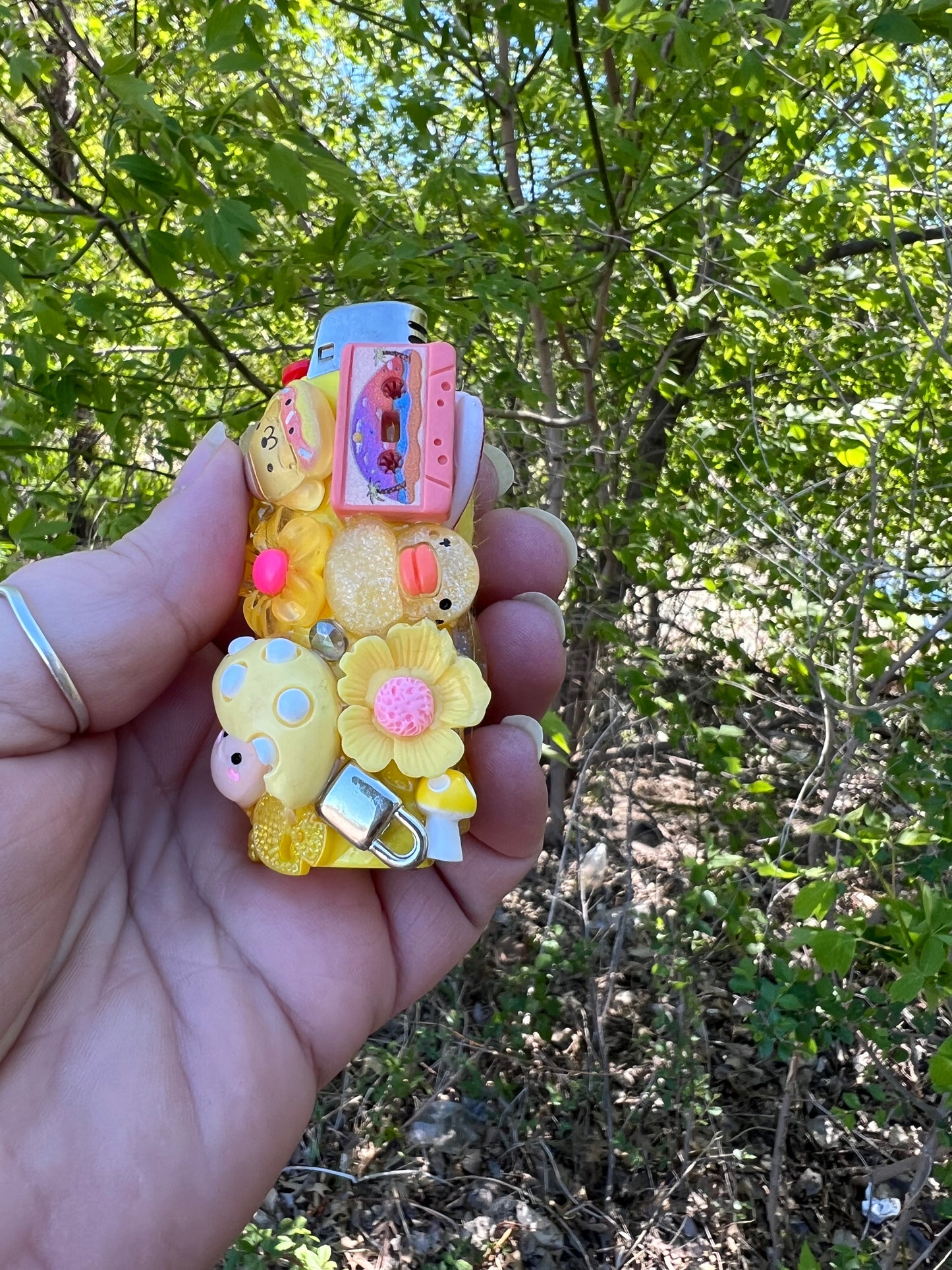 Yellow Charmed Lighter