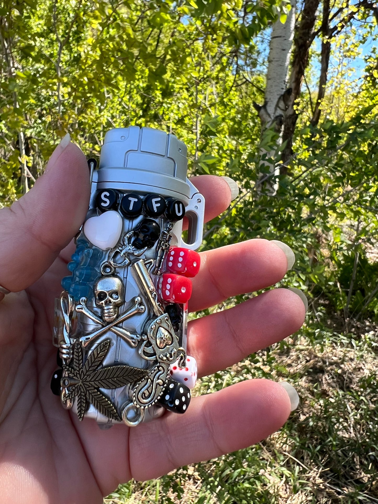 Blue Troll Charmed Lighter Case